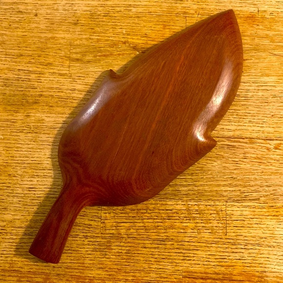 Midcentury leave tray. Beautiful wood. - Picture 2 of 10